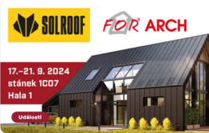 FOR ARCH se SOLROOF CZ - METAL TRADE COMAX, a.s.