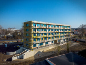 BYTY COMAX z ptačí perspektivy - METAL TRADE COMAX, a.s.