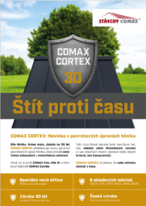 Comax CORTEX - nová povrchovka - METAL TRADE COMAX, a.s.